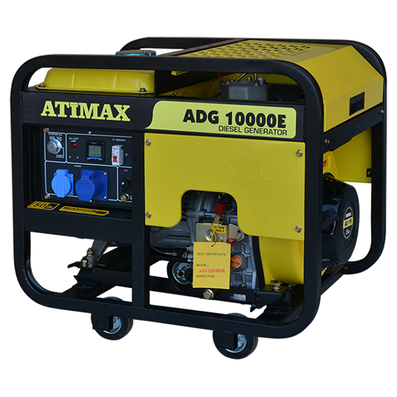 Генератор дизельний ATIMAX 1 фаза (220В), 6,8кВт, (ADG-10000E)